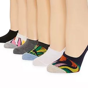 New 6 Pair Women’s Modern Heritage Liners/Socks Shoe Size 4-10